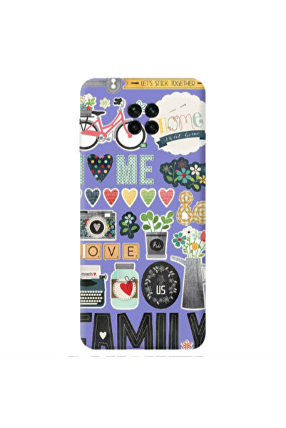 Other Xiaomi Redmi Note 9 Pro Family love home Purple Colored Silicone TPU Θήκη