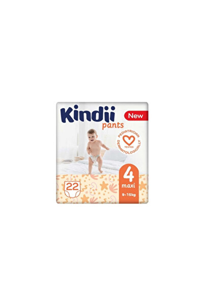 Kindii Scutece-chilotei maxi 4 (9-15 kg), 22 bucati, absorbtie 450g, tehnolog...