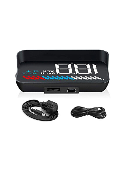 zerzembe Araç Elektronik HUD M7 OBD + GPS Akıllı Hız Göstergesi