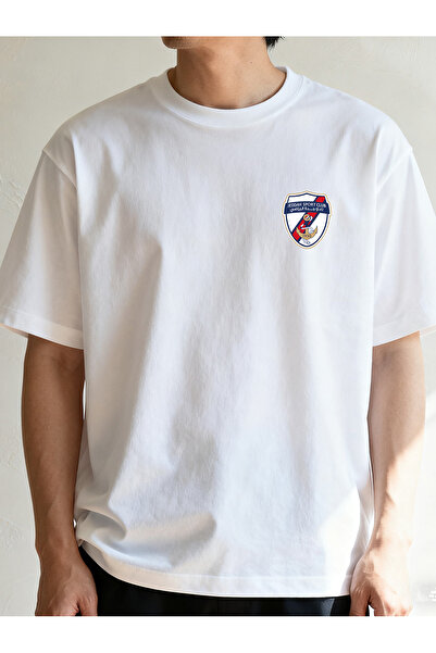 SAUDI Men and Women's 100% Cotton T-Shirt - Oversized Crew Neck Short Sleeve ...