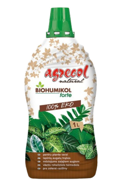 OEM Fertilizant Agrecol Biohumikol Forte, 1 Litru, pentru plante verzi
