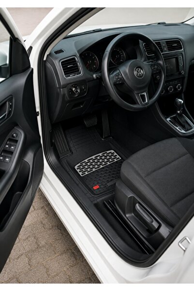 MODxAUTO VOLKSWAGEN POLO 2008-2017 UNİVERSAL HAVUZLU PASPAS TAKIMI (KROM)