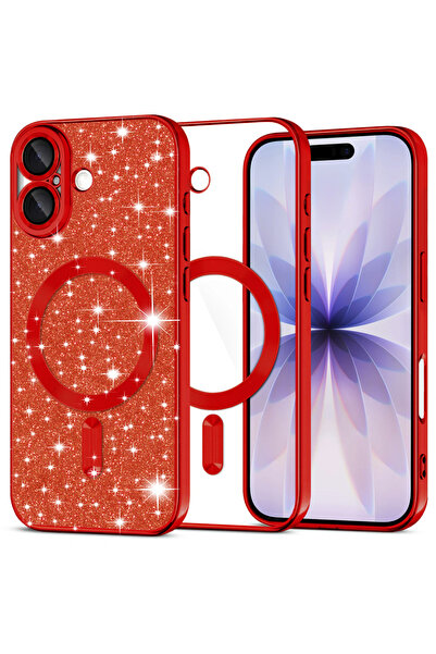 Techsuit Θήκη για iPhone 17, Πολυτελής με Γκλίτερ MagSafe, αντικραδασμική προ...