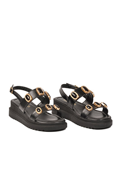 AYAKMOD Florin 607 Z Black Women's Sandals