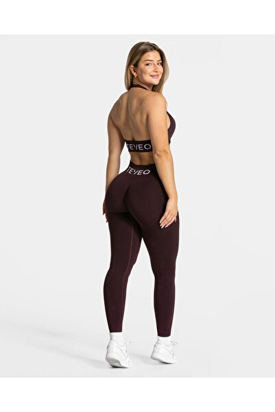 TEVEO Scrunch, High Waist, Gathered, Push-Up - Merlot