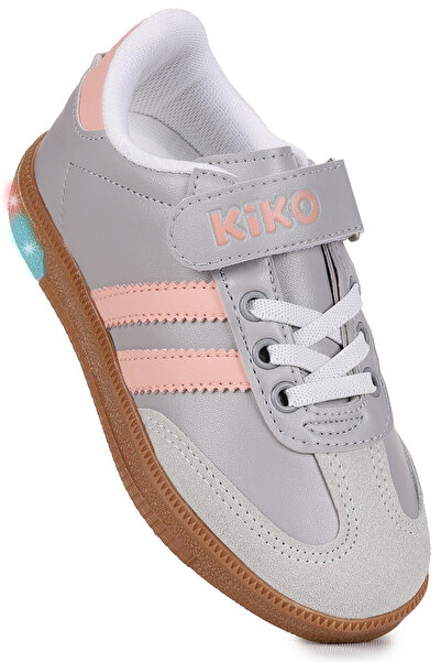 Kiko Kids Renis Günlük Cırtlı Işıklı Kız Çocuk Spor Ayakkabı