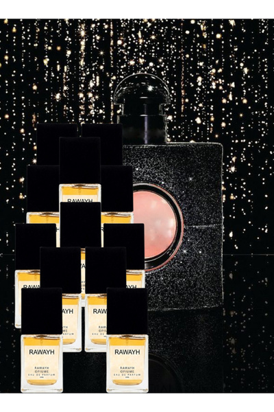 RAWAYH 12 قطعة من عطر أوبيوم 50 مل