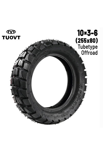Xuancheng Anvelopă semi-offroad 10 x 3 tip cameră 255 x 80 pentru trotinete e...