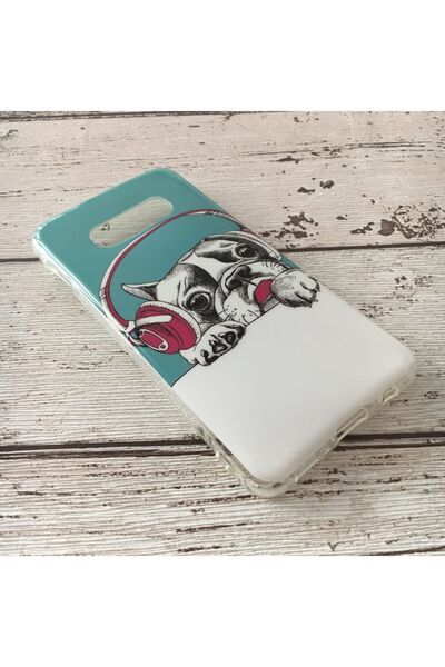 OEM Husa compatibila cu Samsung Galaxy S10e Silicon Model Printed Dog Music