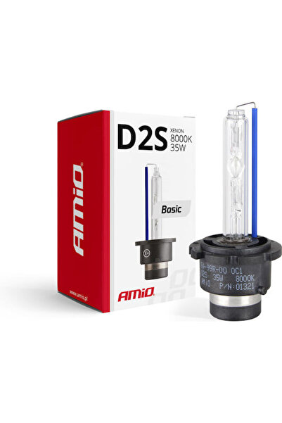 AMIO Lamps Car D2S Xenon 8000K Cold White 85V 35W 1pcs