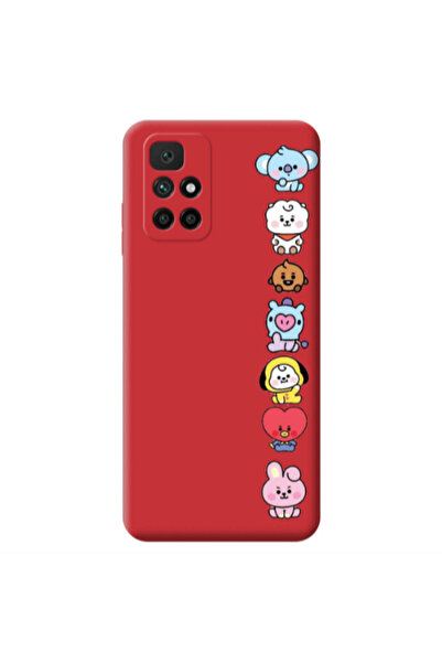 Other Xiaomi Redmi 10 2022 Lovely animals Red Colored Silicone TPU Θήκη