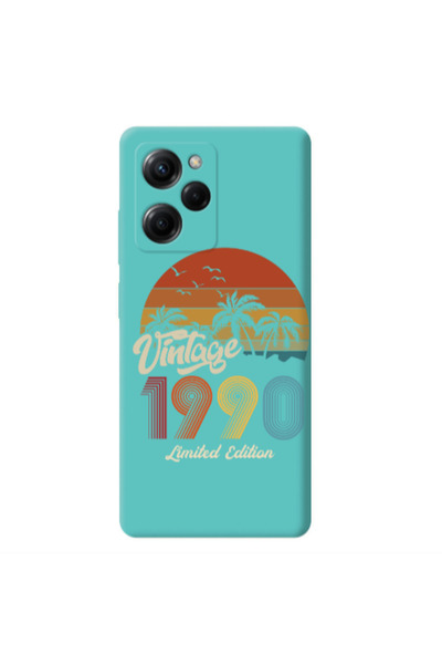 Other Xiaomi Poco X5 Pro Vintage Turquoise Colored Silicone TPU Θήκη