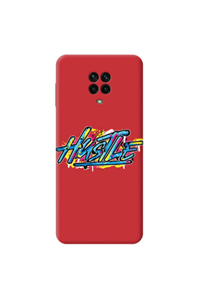 Other Xiaomi Redmi Note 9 Pro Hustle Red Colored Silicone TPU Θήκη