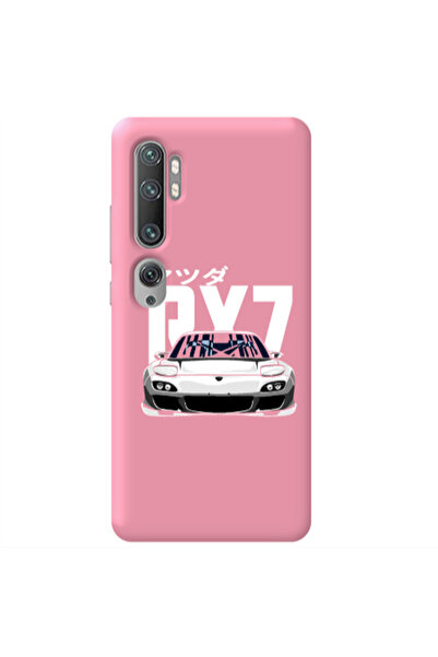 Other Xiaomi Mi Note 10 Car Rx7 Pink Colored Silicone TPU Θήκη
