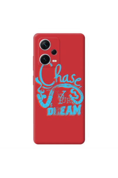 Other Xiaomi Poco X5 Chase Your Dream Red Colored Silicone TPU Θήκη