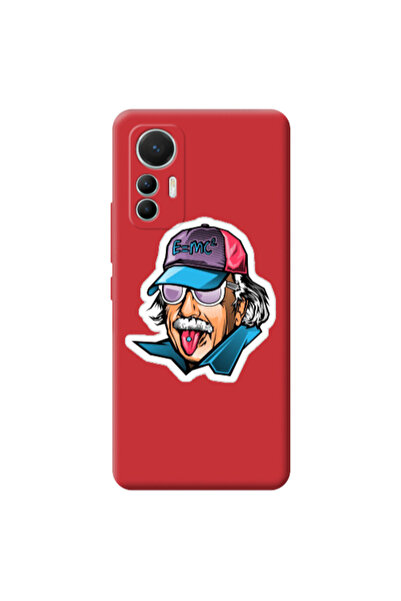 Other Xiaomi Mi 12 Lite Einstein Red Colored Silicone TPU Θήκη