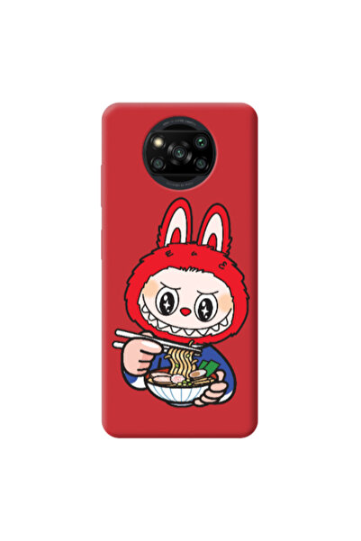 Other Xiaomi Poco X3 /X3 Pro Labubu 1 Red Colored Silicone TPU Θήκη
