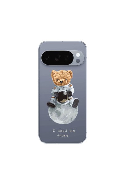 Other Google Pixel 10 Pro Bear in space Transparent Silicone TPU Θήκη