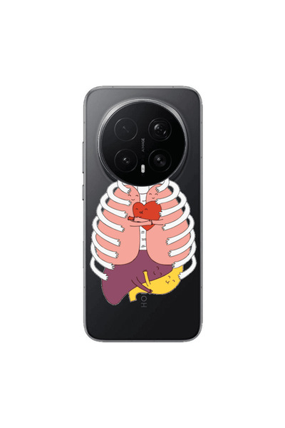 Other Honor Magic 8 Lite Pro Anatomy Transparent Silicone TPU Θήκη
