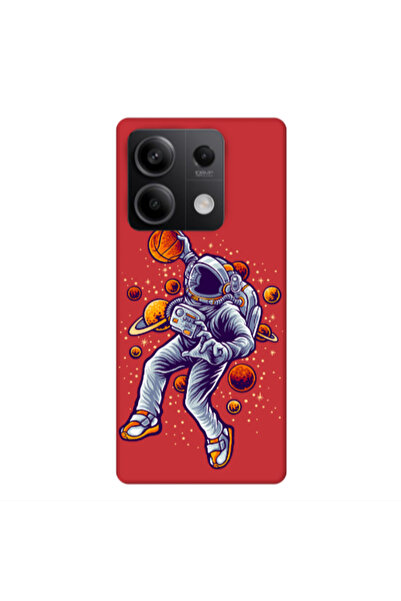 Other Xiaomi Redmi Note 13Pro 5G Space Basketball Red Colored Silicone TPU Θήκη