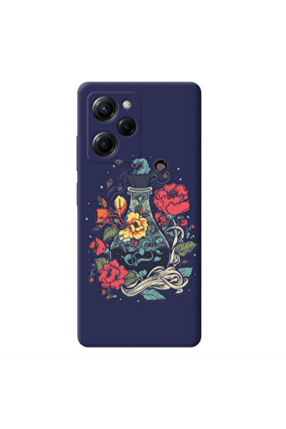 Other Xiaomi Poco X5 Pro Magic vase Dark blue Colored Silicone TPU Θήκη