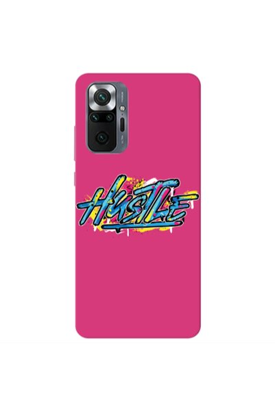 Other Xiaomi Redmi Note 10 Pro 4G Hustle Fuchsia Colored Silicone TPU Θήκη