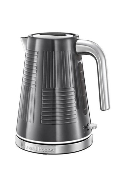 RUSSELL HOBBS Fierbator Geo Steel 25240-70, 2400 W, 1,7 L, Fierbător rapid, Gri