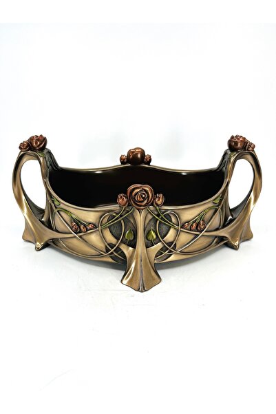 ITSOLD Veronese Art Nouveau Floral Gondola Decorative Bowl Medium Object 31.5cm