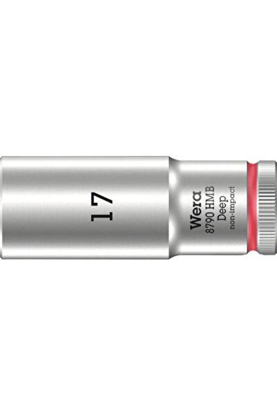 OEM Cap cheie tubulară Wera 8790 C HMB Deep Hex-Plus 17mm, din oțel crom-vanadiu