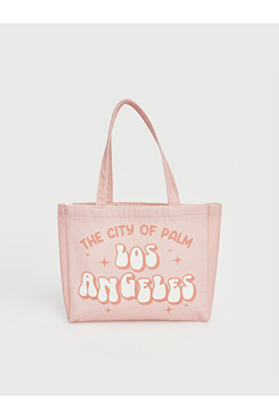 LC Waikiki Los Angeles Printed Girls' Beach Bag