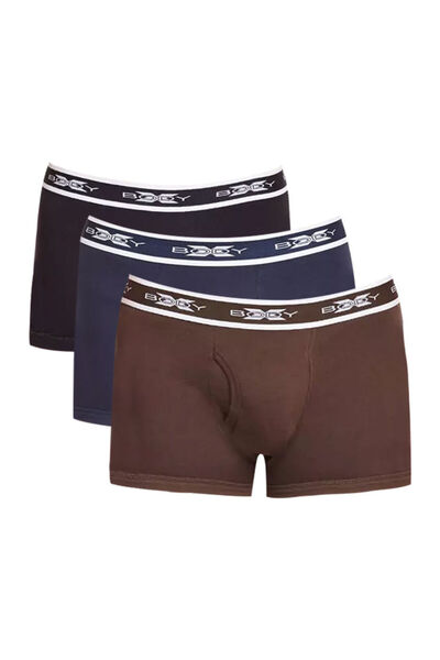 Bodycare Men's branded belt boxer brief Assorted 100% super combed cotton rib...