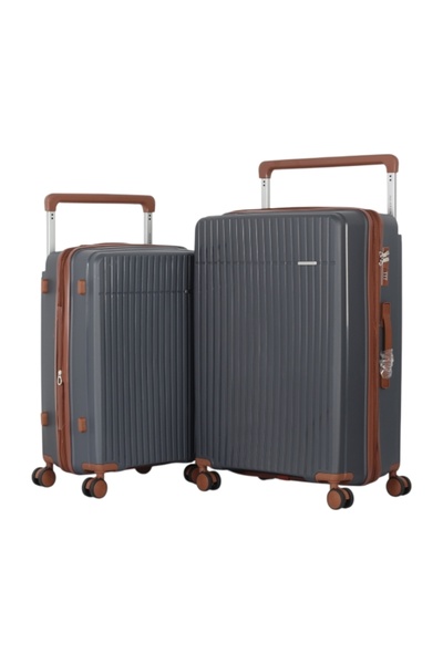 AVIATOR Brand 2-Piece Travel Luggage Set - 28 + 24 Inch - Durable Polypropyle...