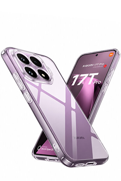 Nezih Case Mi 17T Pro Uyumlu Kamera Korumalı Yumuşak Esnek 3D Süper Şeffaf Si...