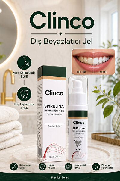 clinco spirulina Diş Beyazlatıcı Yeşil Jel