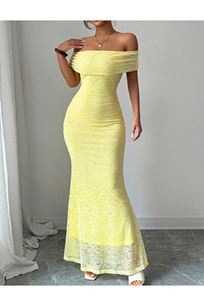 Evendi Rochie lunga, Galben