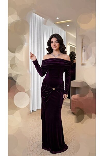 Ahlaa mawda High-End Purple Evening Dress