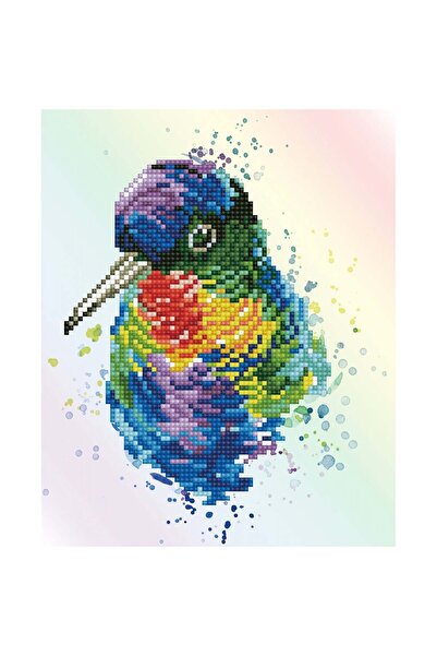 Liva Craft Diamond Mosaic Painting Colorful Bird – 22 X 27 cm