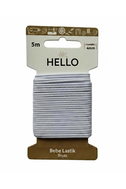 Liva Craft Hello Bebe Rubber Band White 4mm
