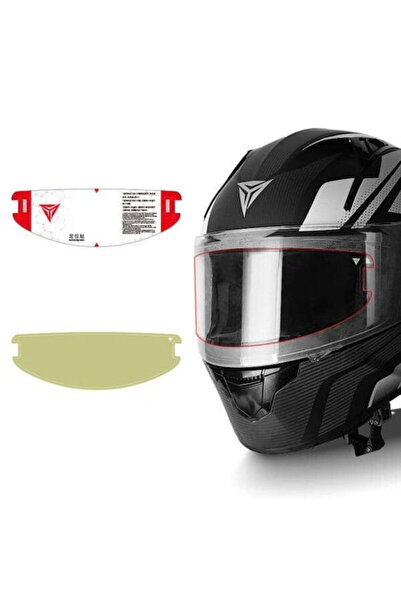 MOTOWOLF P1 Αντιθαμβωτικό Αυτοκόλλητο για Ζελατίνα Κράνους, Αντιθαμβωτικό και...