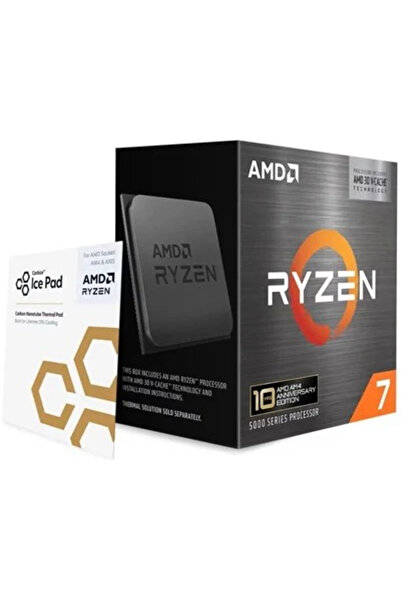 Amd Ryzen 7 5800X3D 10th Anniversary Edition 3.4GHz 8 Çekirdek 96MB Önbellek ...