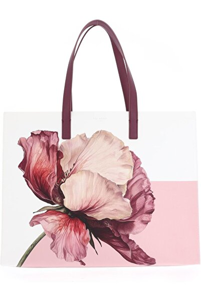 Ted Baker Very Large Icon Bag with Floral Print for Women S284153IVORYO/S, Iv...