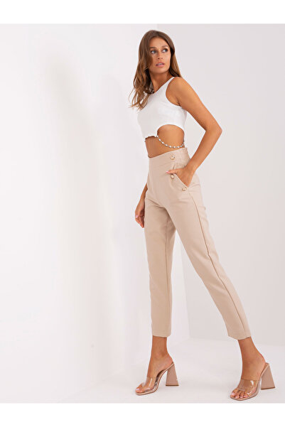 Factory Price Pantaloni Dama Bej