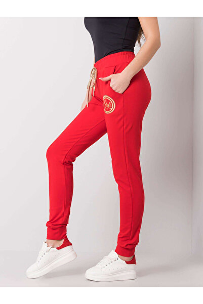 Factory Price Pantaloni Trening Dama Rosu