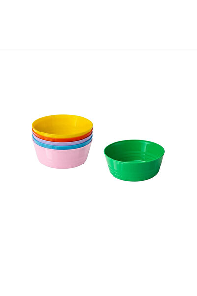 IKEA Kalas Children's Bowl Set, Multi-Colored, 6 Pieces