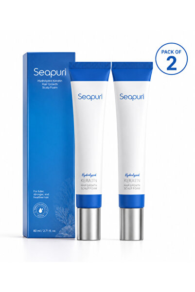 Other Seapuri Hydrolyzed Keratin Hair Growth Scalp Foam Pack of 2 | Scalp Car...