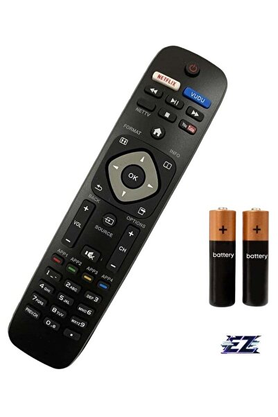 ELTRAZONE NH500UP Universal Remote Control Replacement for Philips Smart TV 5...