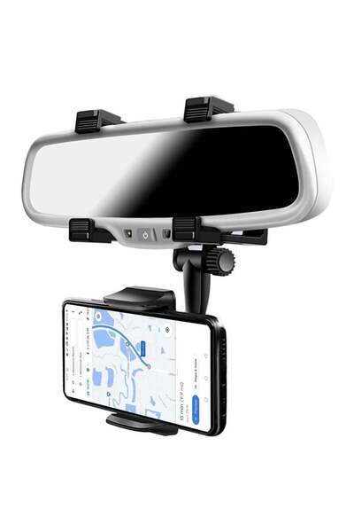 ELTRAZONE Car Rearview Mirror Phone Holder - Phone Mount with 270° Swivel and...