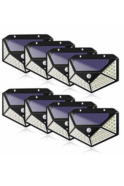 ELTRAZONE 8 Packs Solar Outdoor LED Light with Light Reflector Outdoor Waterp...