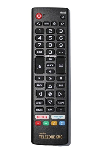 ELTRAZONE جهاز تحكم عن بعد للتلفزيون متوافق مع تلفزيونات Telezone KMC LCD/LED...