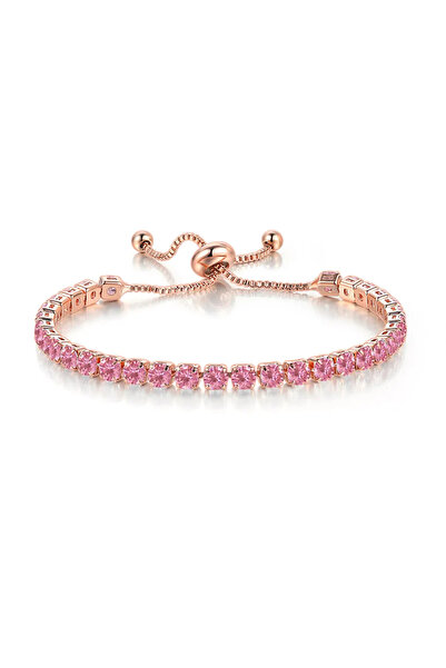 GlaMLo Accessories Brățară tenis reglabilă, cu pietre zirconiu